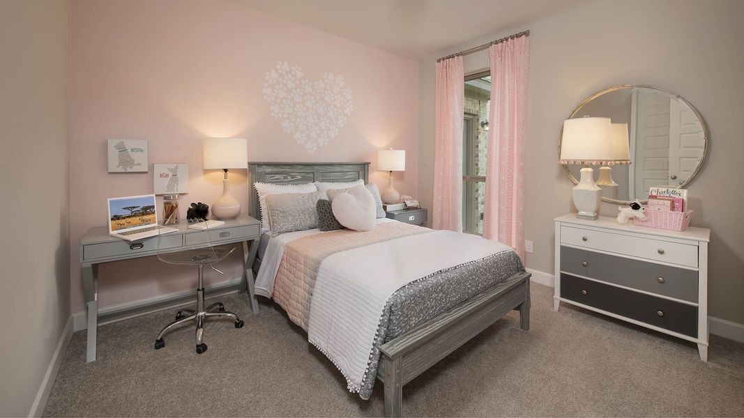 Furnished interior view inside a new home in Bridgeland, Cypress (Image 13).