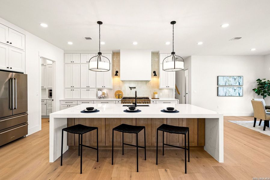 Furnished interior view inside a new home in , Boerne (Image 43).