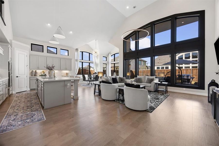 Furnished interior view inside a new home in Somercrest, Midlothian (Image 3).