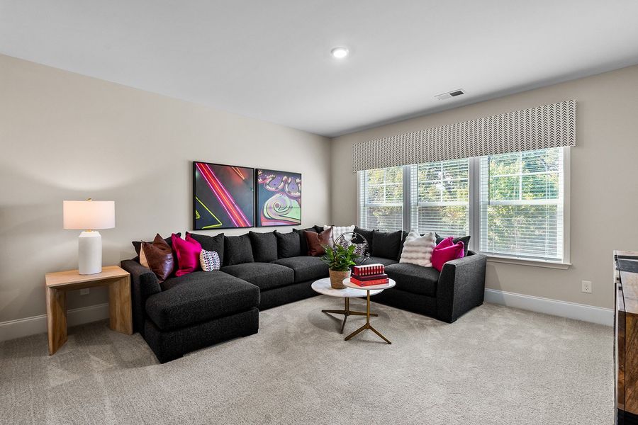 Representative furnished interior of a home built from the Webster II - Vanguard Collection by Mungo Homes in Windsor Forest, Anderson (Image 9).