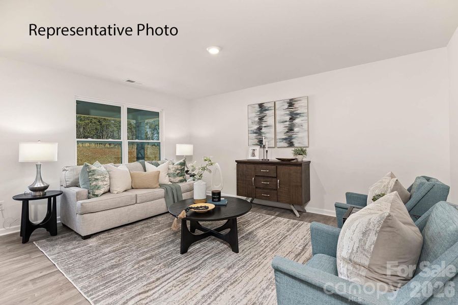 Furnished interior view inside a new home in Villages of Maiden, Maiden (Image 8).