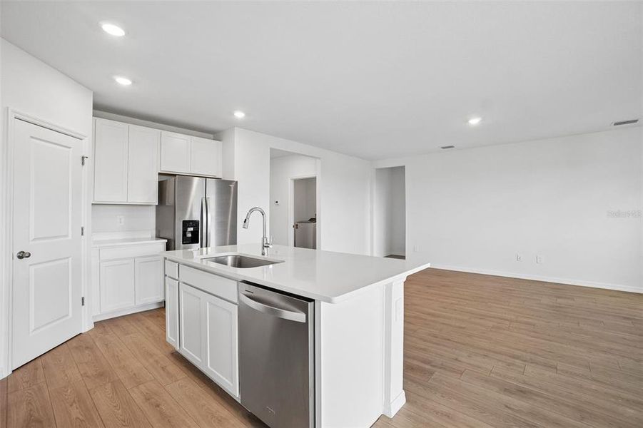 Furnished interior view inside a new home in Pine Ridge Meadows, Hudson (Image 10).
