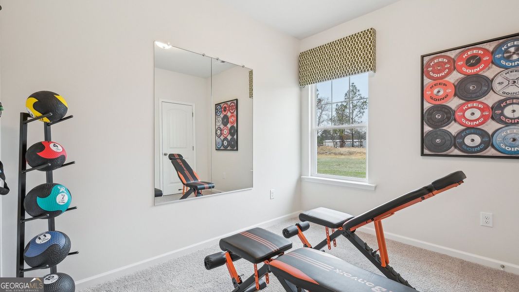 Furnished interior view inside a new home in Maddox Station, Eatonton (Image 16).