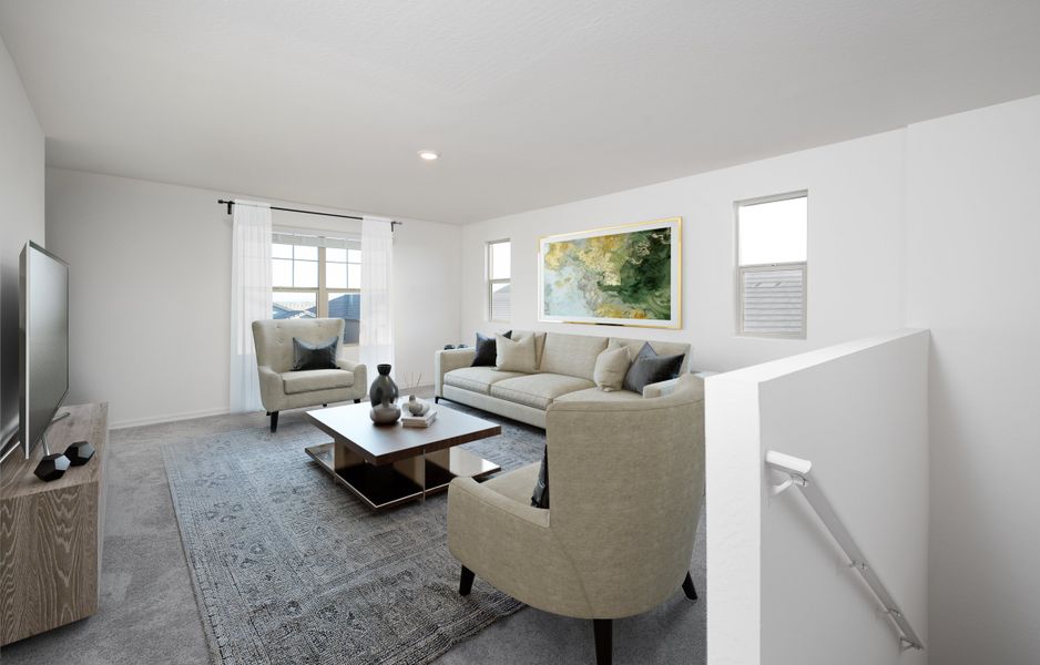 Representative furnished interior of a home built from the Eclipse by Starlight Homes in Laveen Farms, Phoenix (Image 7).