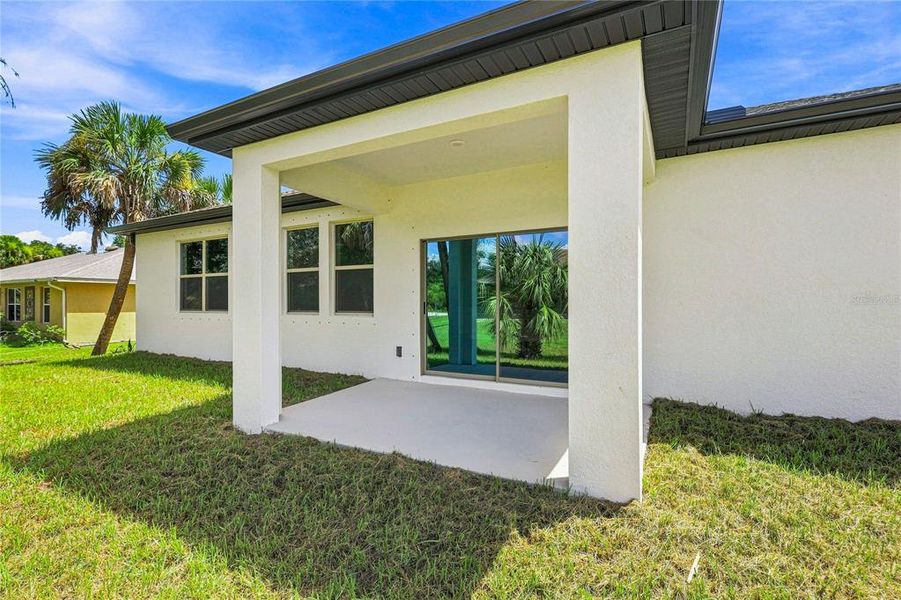 Exterior details and patio area of a home in , North Port (Image 15). Exterior details and patio area of a home in , North Port (Image 15).