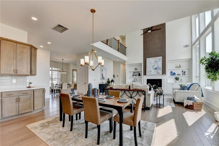 Furnished interior view inside a new home in , Cumming (Image 30).