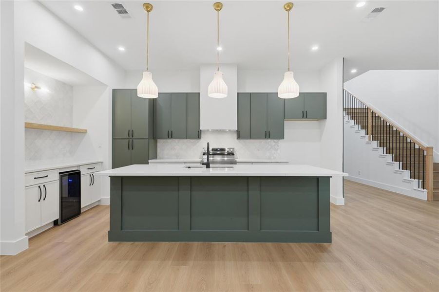 Furnished interior view inside a new home in , Dallas (Image 10).