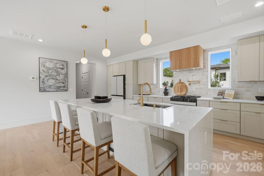 Furnished interior view inside a new home in , Charlotte (Image 9).