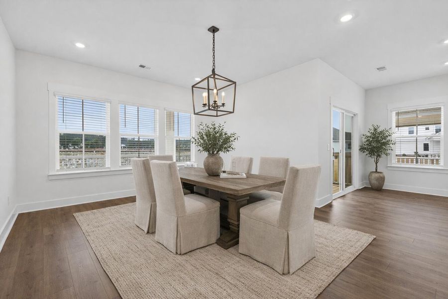 Furnished interior view inside a new home in , Summerville (Image 5).
