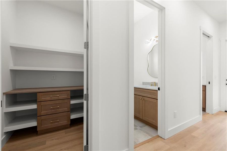 Furnished interior view inside a new home in , Atlanta (Image 8).