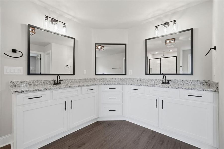 Furnished interior view inside a new home in , Dawsonville (Image 15).