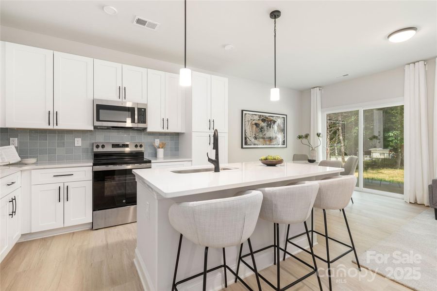 Furnished interior view inside a new home in , Charlotte (Image 7).