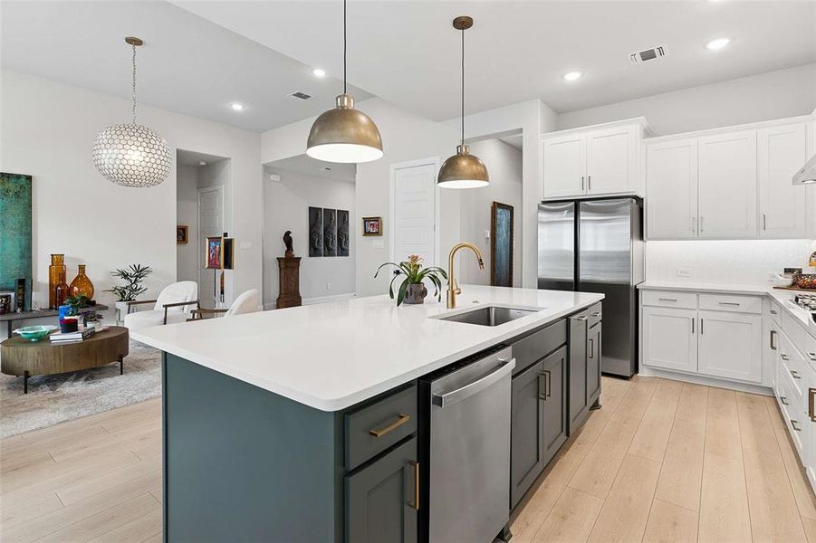 Furnished interior view inside a new home in Elements at Viridian - Garden Series, Arlington (Image 19).