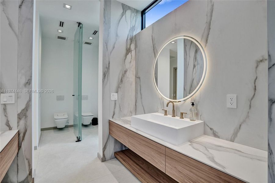 Furnished interior view inside a new home in , Miami Shores (Image 16).