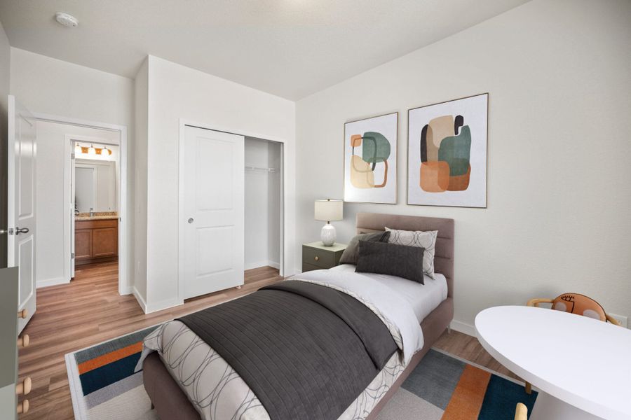 Representative furnished interior of a home built from the Fir by View Homes in Aspen Ranch, Fountain (Image 5).