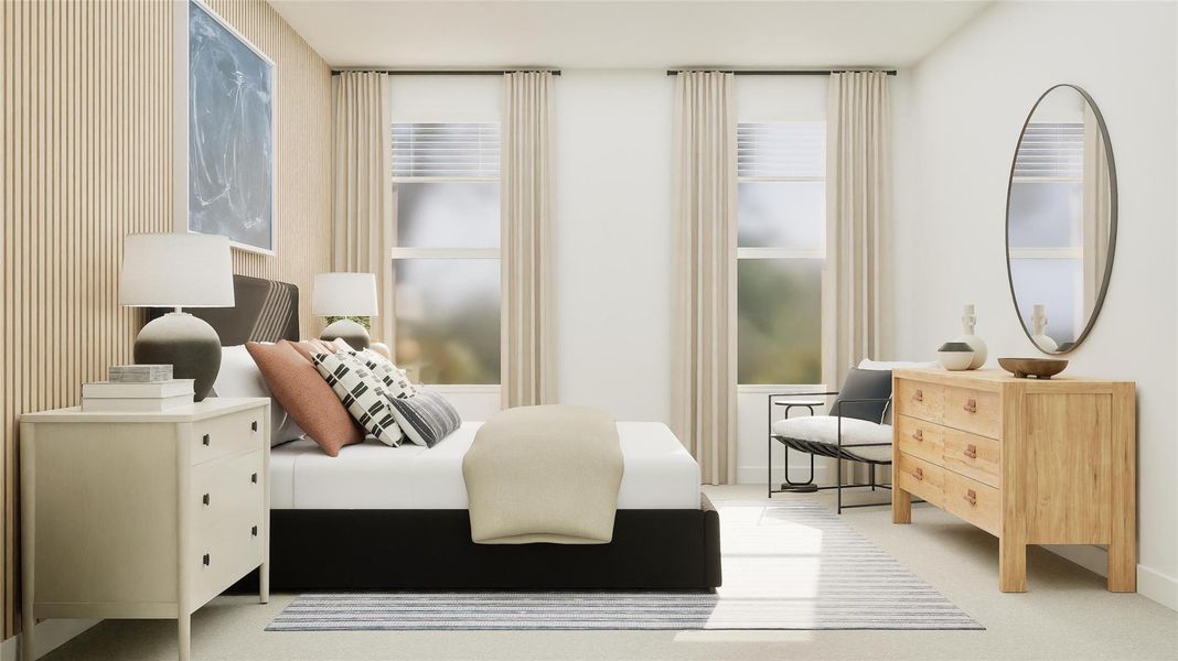 Furnished interior view inside a new home in Binford Creek, Waller (Image 6).