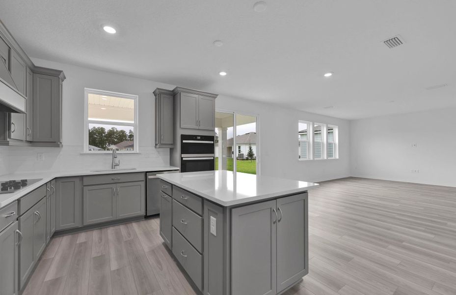 Furnished interior view inside a new home in Hyland Trail, Green Cove Springs (Image 4).