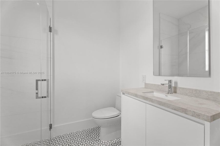 Furnished interior view inside a new home in , Miami (Image 7).