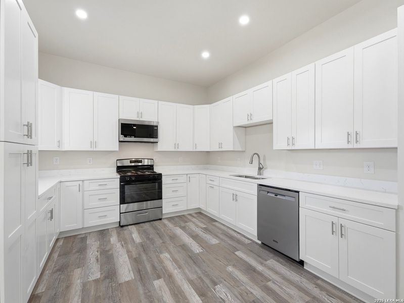 Furnished interior view inside a new home in , San Antonio (Image 7).