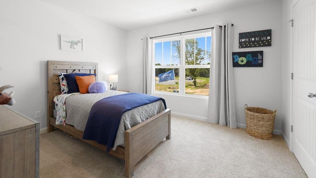 Furnished interior view inside a new home in Oaks at Cedar Grove, Fairburn (Image 18).