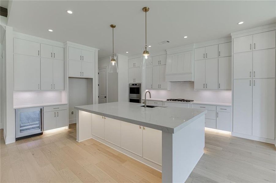 Furnished interior view inside a new home in , Buford (Image 16).