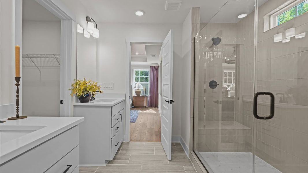 Furnished interior view inside a new home in Essex Village, Franklinton (Image 28).