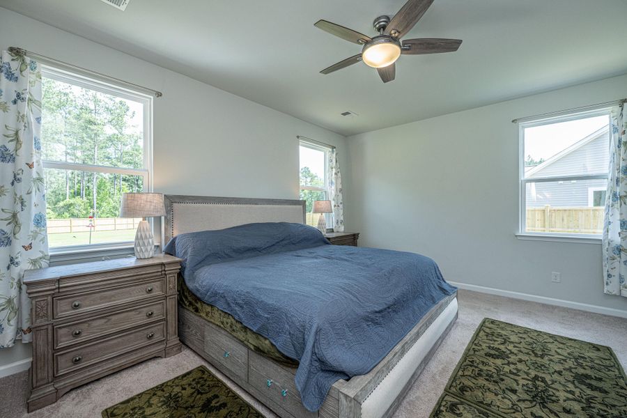 Furnished interior view inside a new home in French Quarter Creek, Huger (Image 34).