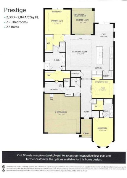2D floor plan layout of this home in Avondale at Avenir, Palm Beach Gardens, FL (Image 5). 2D floor plan layout of this home in Avondale at Avenir, Palm Beach Gardens, FL (Image 5).