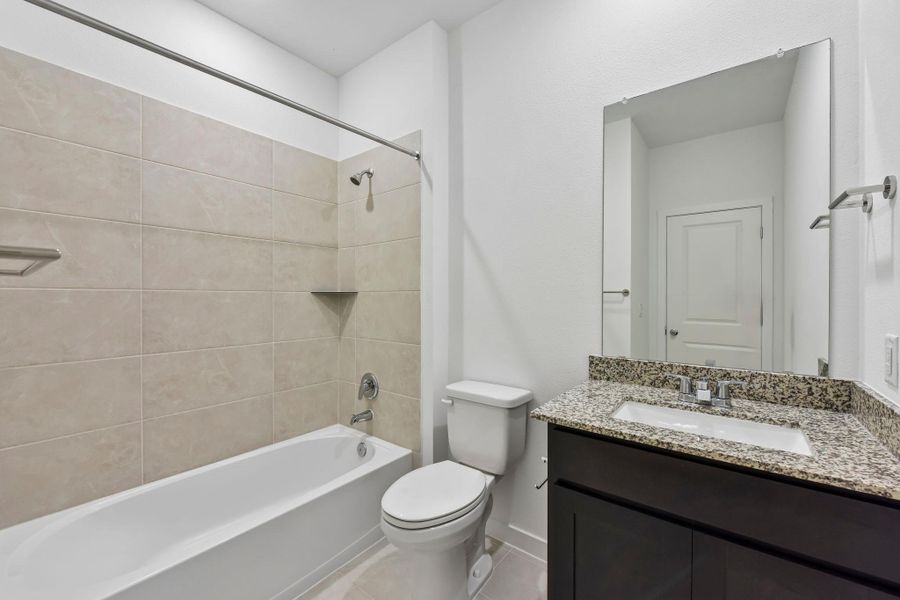 Furnished interior view inside a new home in Parkton Square, Kyle (Image 19).