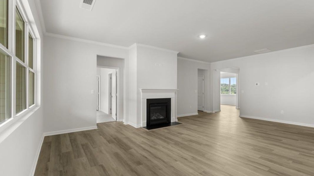 Spacious, unfurnished interior of a new home in Liberty Crossing, Braselton (Image 20).