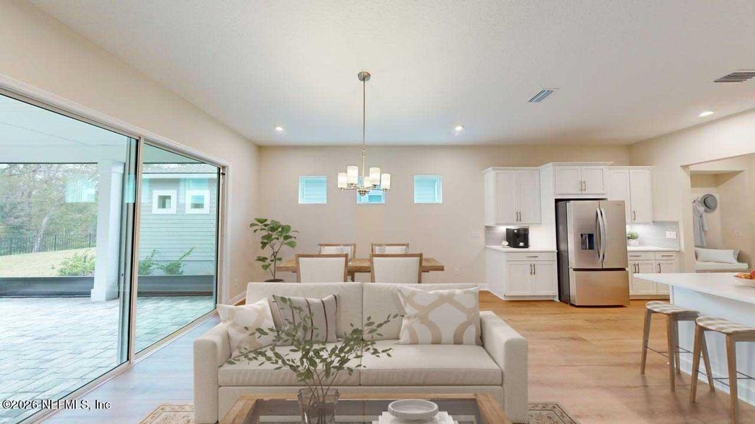 Furnished interior view inside a new home in RiverTown, St. Johns (Image 10).