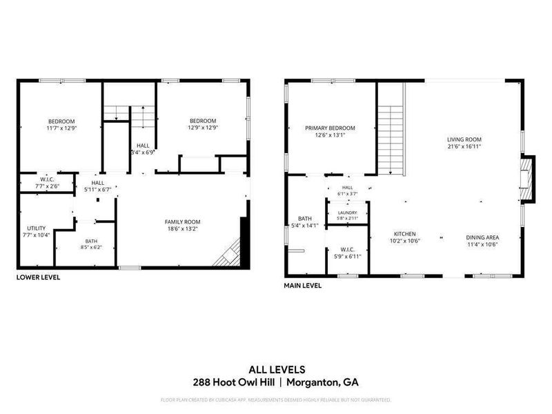 2D floor plan layout of this home in , Morganton, GA (Image 6). 2D floor plan layout of this home in , Morganton, GA (Image 6).