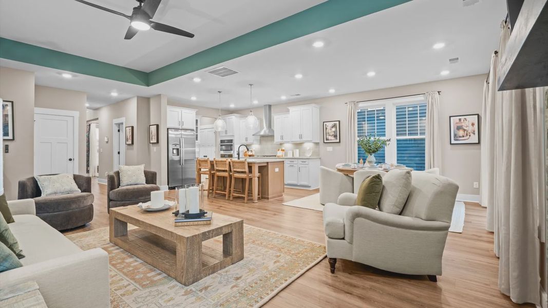 Furnished interior view inside a new home in Fox Hollow, Spartanburg (Image 5).