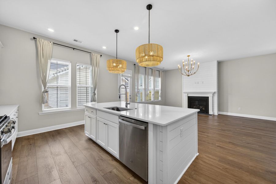Furnished interior view inside a new home in , Summerville (Image 9).