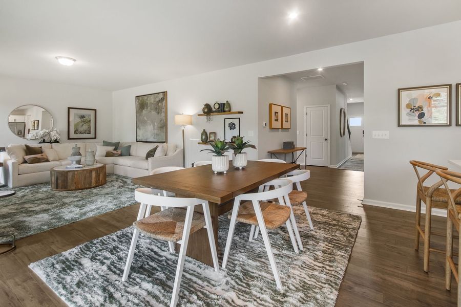 Representative furnished interior of a home built from the The Shiloh by Stanley Martin Homes in Bridgeport Single Family Homes, Greenville (Image 16).