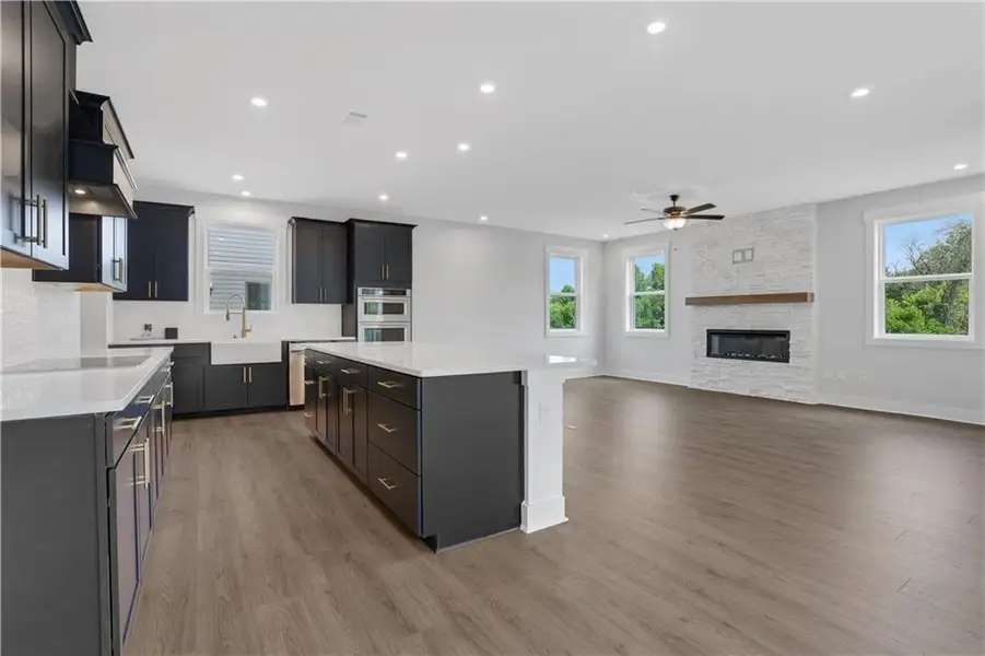 Furnished interior view inside a new home in Hopewell Reserve, Cumming (Image 9).