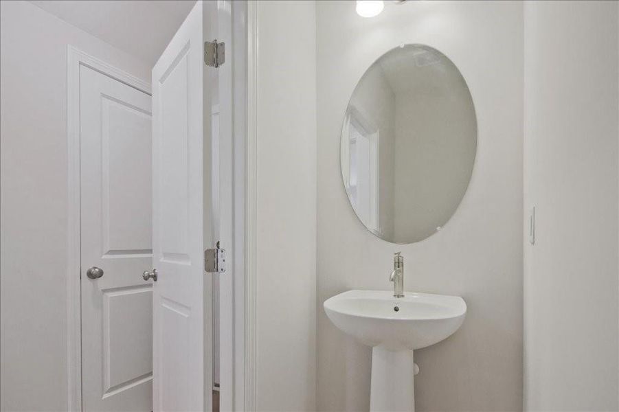 Furnished interior view inside a new home in Bluffs at Bells Ferry, Marietta (Image 16).