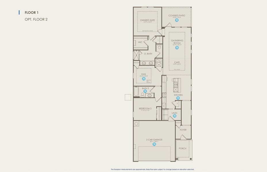 Hallmark Floor Plan, Quick Move-In Home, Floor 1