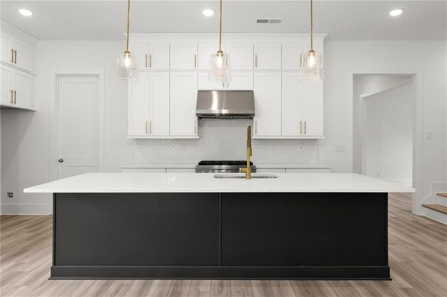 Furnished interior view inside a new home in Hillgrove Preserve, Powder Springs (Image 18).