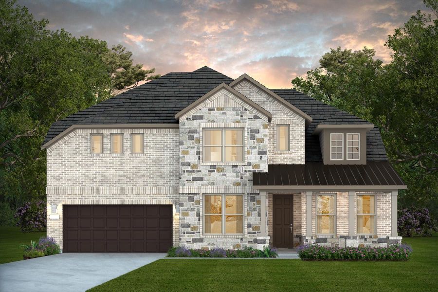 Representative exterior photo of a completed home built from the Ferris by Pulte Homes in Corley Farms, Boerne, TX (Image 24).