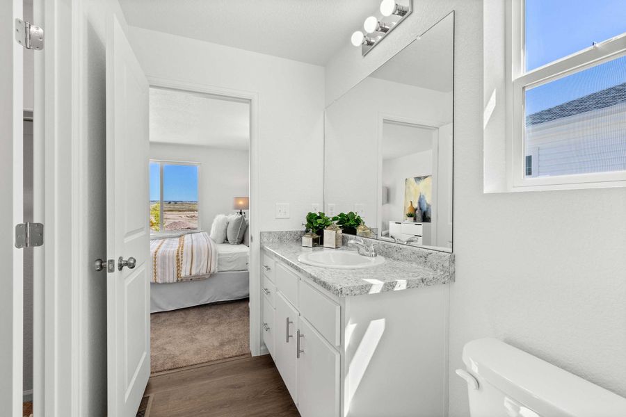 Furnished interior view inside a new home in Green Valley Ranch, Aurora (Image 18). Furnished interior view inside a new home in Green Valley Ranch, Aurora (Image 18).