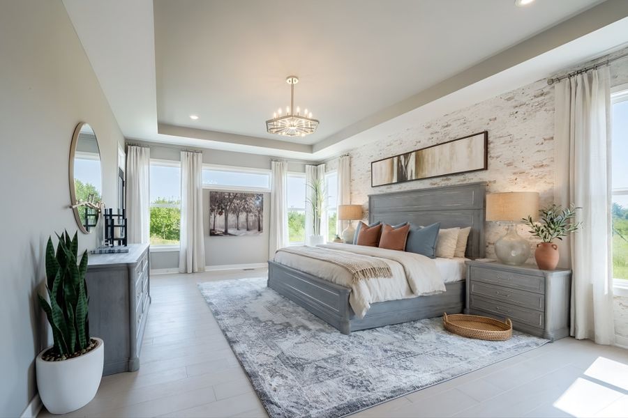 Furnished interior view inside a new home in Woodberry, Canton (Image 16).