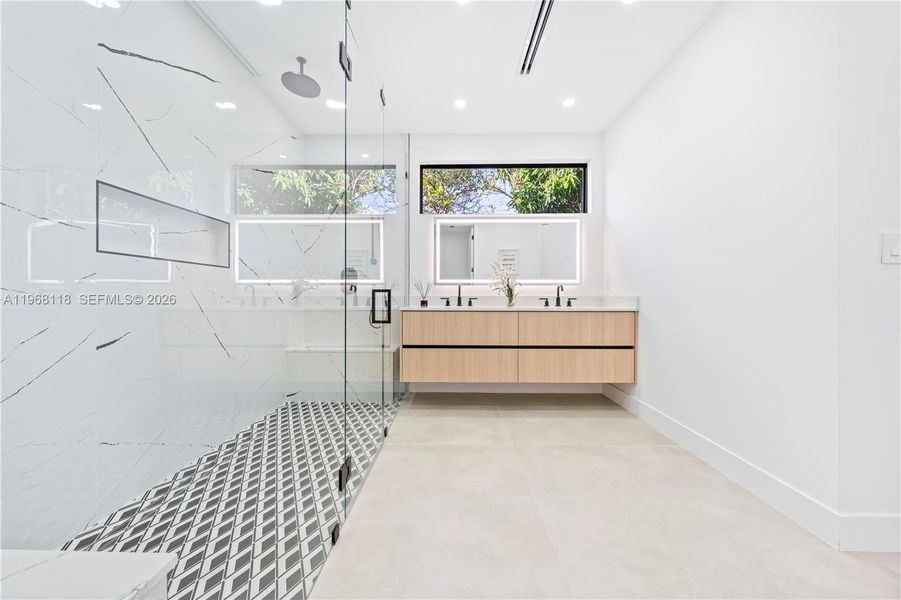 Furnished interior view inside a new home in , Miami (Image 17). Furnished interior view inside a new home in , Miami (Image 17).