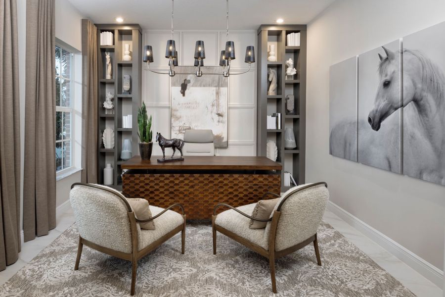 Representative furnished interior of a home built from the Gerbera by Mattamy Homes in Newfield, Palm City (Image 6).