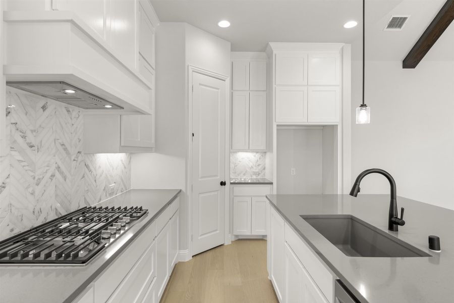 Representative furnished interior of a home built from the Wakefield by Windsor Homes in Nelson Lake Estates, Rockwall (Image 11).