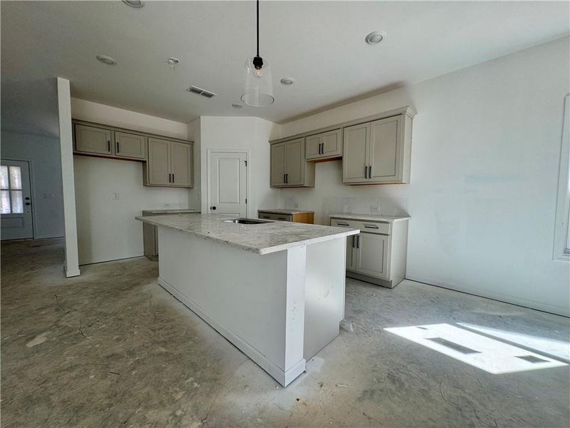 Furnished interior view inside a new home in Eastlyn Crossing - Single Family, Flowery Branch (Image 4). Furnished interior view inside a new home in Eastlyn Crossing - Single Family, Flowery Branch (Image 4).