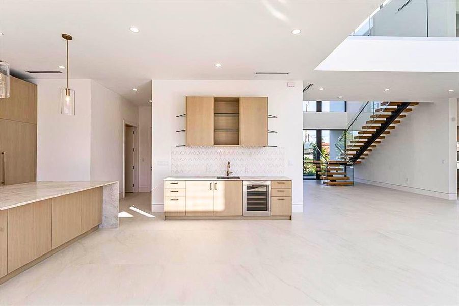 Furnished interior view inside a new home in , Pompano Beach (Image 13).