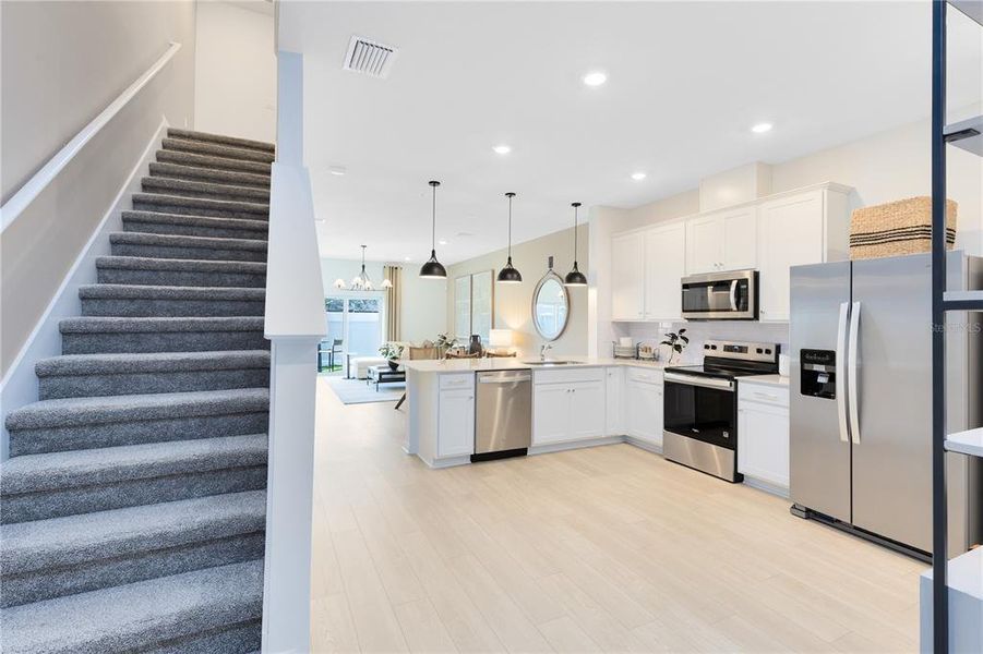 Furnished interior view inside a new home in Harbor Square, Palm Bay (Image 19).