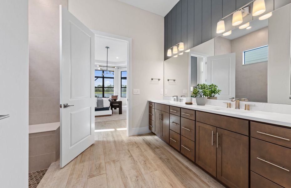 Representative furnished interior of a home built from the Layton by DiVosta in Amara, Lake Worth (Image 29). Representative furnished interior of a home built from the Layton by DiVosta in Amara, Lake Worth (Image 29).