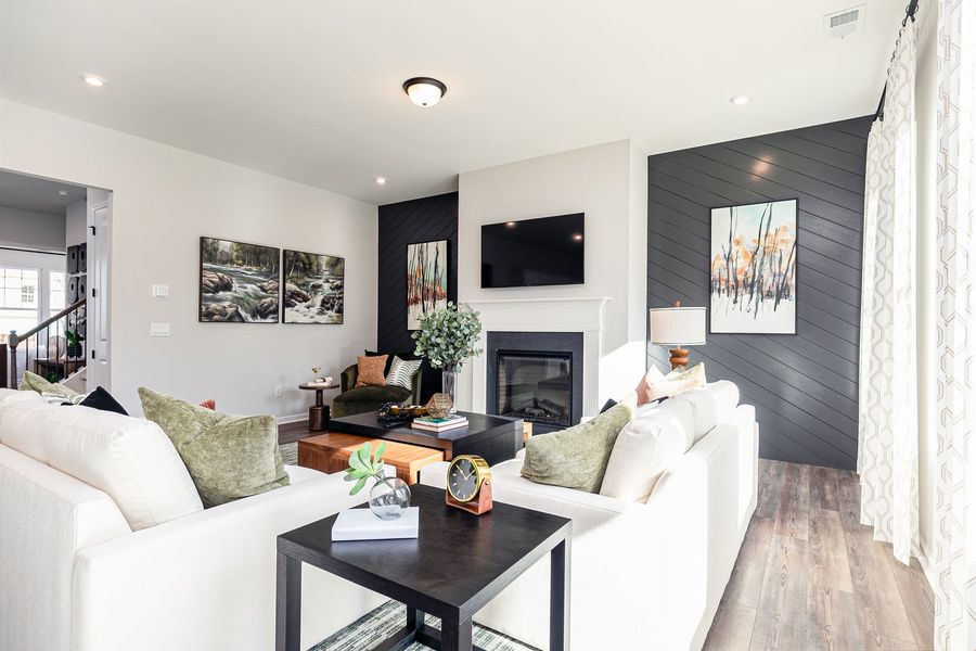 Furnished interior view inside a new home in Madison at Buice Lake, Acworth (Image 10).